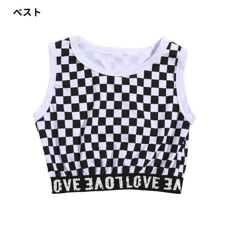 人気ブランド多数対象 キッズ ダンス衣装 ヒップホップ スパンコール チェック柄 セットアップ チアガール Hiphop タンクトップ スカート 長袖 ガールズ ステージ 応援団 Materialworldblog Com