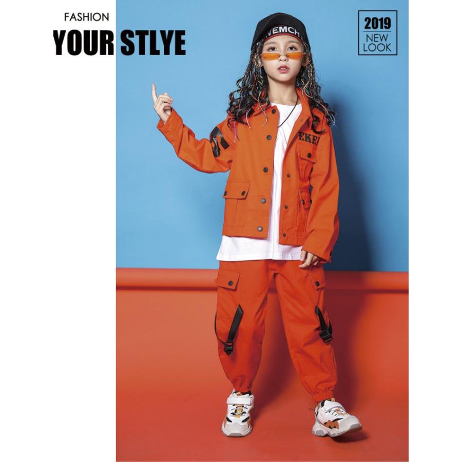 長袖オレンジ キッズ ダンス衣装 ヒップホップ セットアップ Hiphop 男の子 女の子 秋 男女兼用 ジャズダンス シャツ ダンストップス ダンスパンツ 練習着 19tpj12 コーティーヤ 通販 Yahoo ショッピング