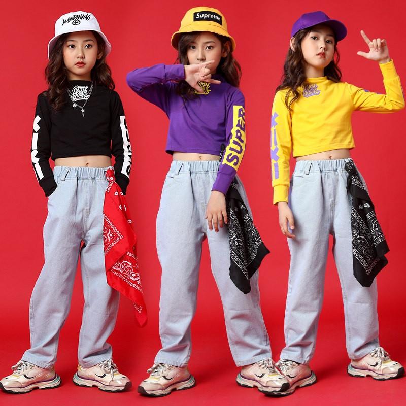 キッズ ダンス衣装 Hiphop ヒップホップ セットアップ トップス ジーンズ デニムパンツ ズボン 子供 女の子 男の子 チア ステージ衣装 練習着 19tth001 コーティーヤ 通販 Yahoo ショッピング