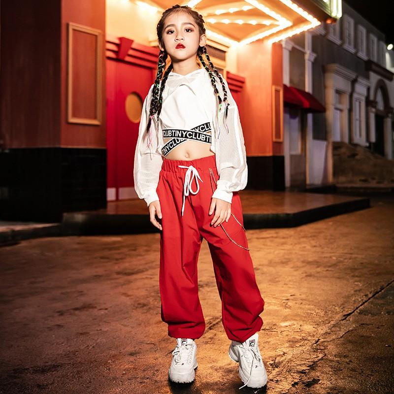 キッズ ダンス衣装 セットアップ Hiphop 長袖 白 赤 トップス ズボン 女の子 チア ガールズ 子供服 ステージ衣装 練習着 体操服 演出服 19tty02 コーティーヤ 通販 Yahoo ショッピング