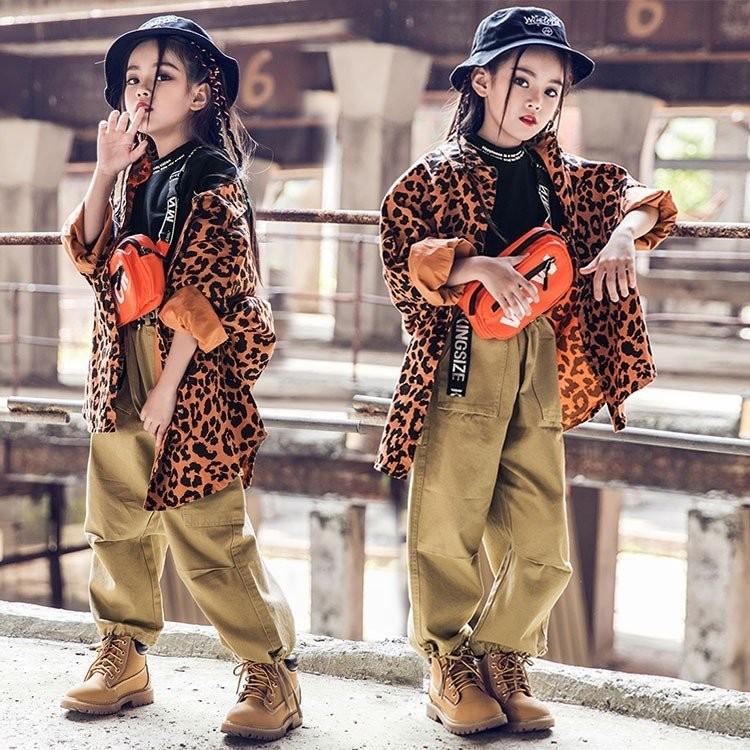 キッズダンス衣装 ヒップホップ セットアップ Hiphop 子供服 長袖 豹柄 シャツ トップス パンツ 女の子 チアガール 練習着 演出服 ジャズダンス 19xh108 コーティーヤ 通販 Yahoo ショッピング