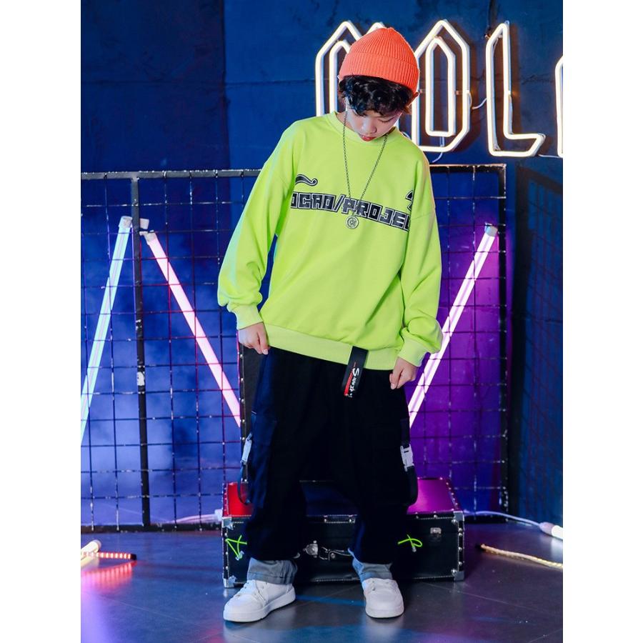 男の子 キッズ ダンス衣装 ヒップホップ セットアップ 子供 ダンスパンツ ダンストップス おしゃれ Hiphop 長袖 演出服 ジャズダンス 女の子 ステージ衣装 超特価sale開催