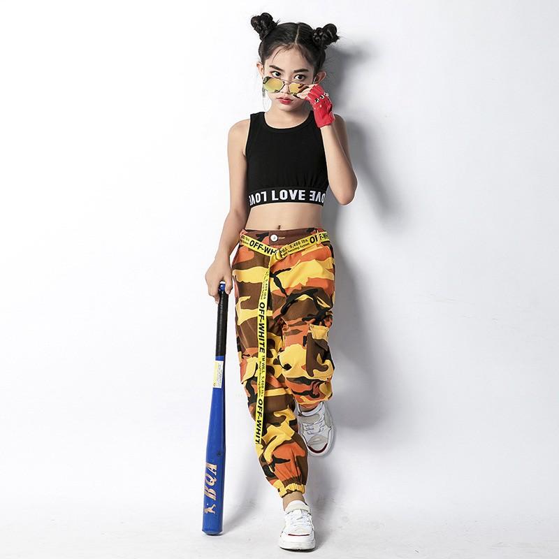 セール2500 1100 迷彩パンツ ダンス衣装 キッズ ヒップホップ ファッション 迷彩ズボン Hiphop 韓国 ジャズダンス ステージ衣装 練習着 大量注文対応 団体注文 19xwt28 コーティーヤ 通販 Yahoo ショッピング