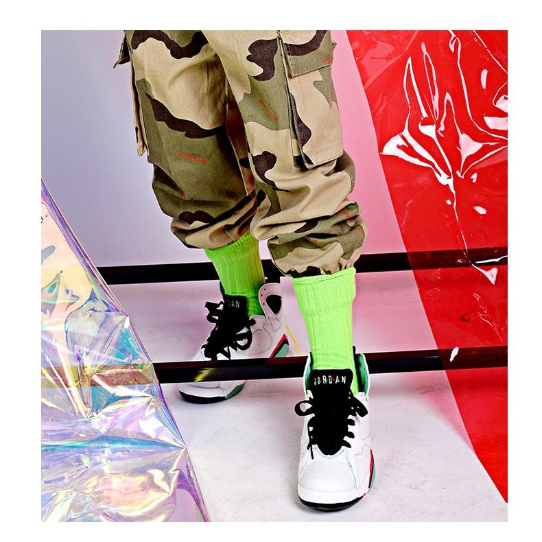 蛍光色 キッズダンスソックス ヒップホップ チアダンス 靴下 子供 男の子 女の子 発表会 通学 イエロー グリーン ピンク オレンジ ダンスソックス ハイソックス 19xwt85 コーティーヤ 通販 Yahoo ショッピング