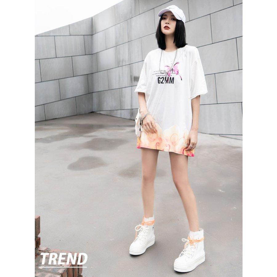 Tシャツ メンズ 半袖 大きい ストリート系ファッション 春夏 卸 ダンス 衣装 韓国 Hiphopｂ系 アメカジ レディース カジュアル 蝶々 ロゴ 柄 drxh07 コーティーヤ 通販 Yahoo ショッピング