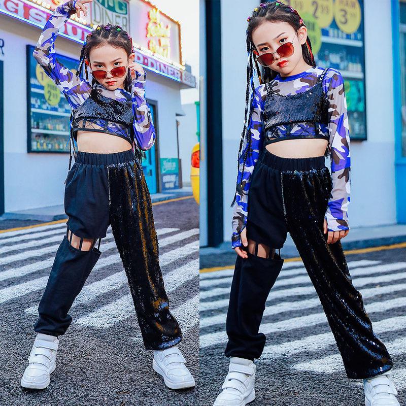 価格 ダンス衣装 キッズ ジャズダンス衣装 ガールズ 韓国 セットアップ トップス パンツ へそ出し 練習着 ヒップホップ Hiphop Cisama Sc Gov Br