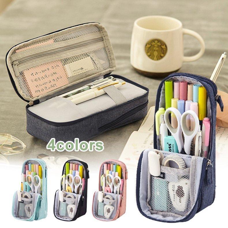 ペンケース スタンド 大容量 帆布 ペン立て 筆箱 多機能 タテヨコ ペンポーチ 文具バッグ 中小学生 高校生 大学生 男の子 女の子 子供 21plm41 コーティーヤ 通販 Yahoo ショッピング