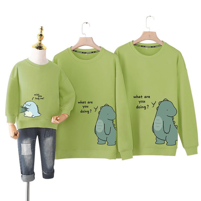 21親子ペアルック ベビー 秋冬 親子お揃い パーカー 親子ペアルック リンクコーデ ママとお揃い 親子でつながる 恐竜 白 黄 ブラック 可愛い 怪獣 21qzf18 コーティーヤ 通販 Yahoo ショッピング