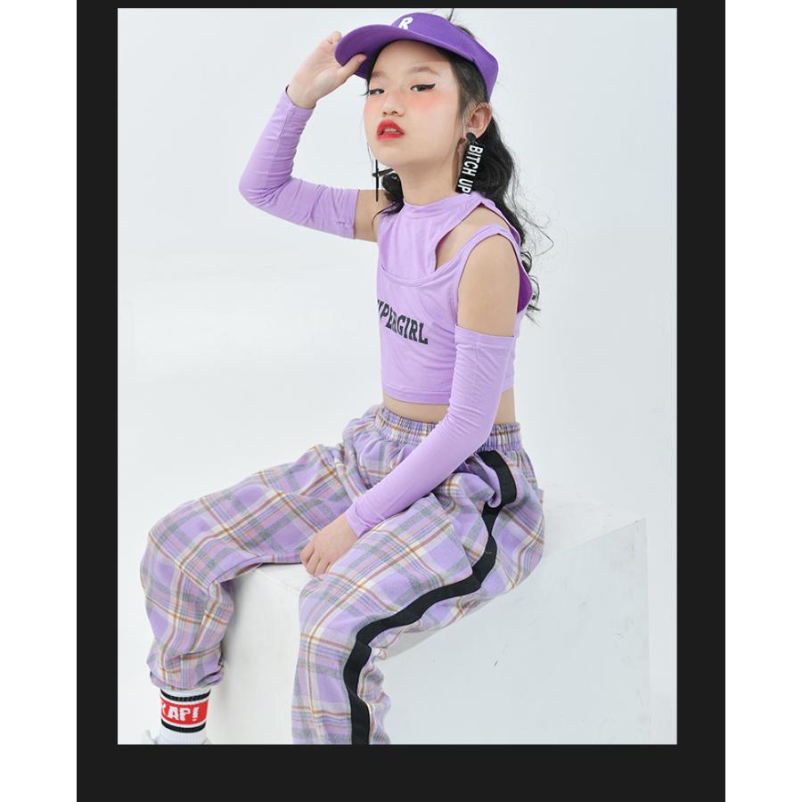 キッズダンス衣装 セットHIPHOP ジャズダンス 女の子 韓国子供服 