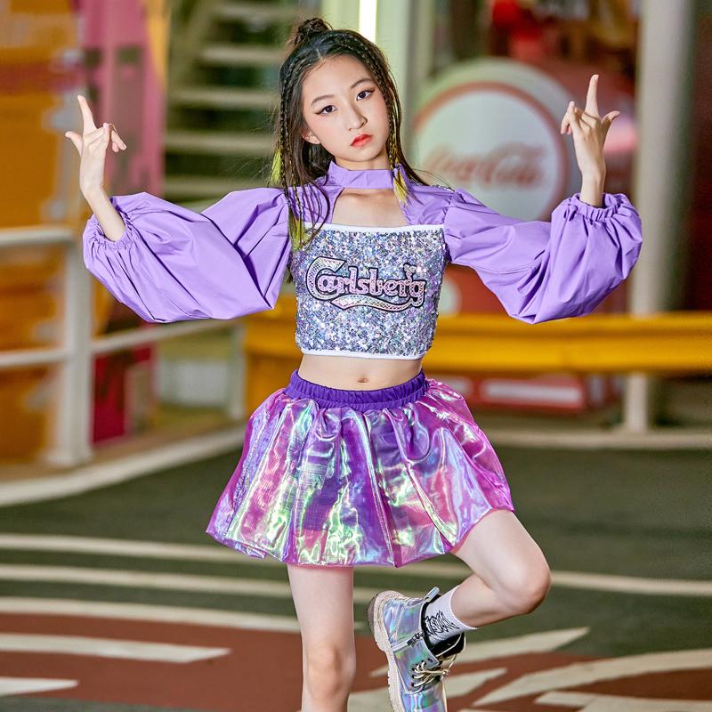 21正規激安 キッズダンス衣装 ヒップホップ 女の子 ステージ衣装 ダンス衣装 韓国子供服 Hiphop 応援団 ジャズダンスチアリーダー 衣装 練習着 セット 団体服 Quran Unv Edu Sd