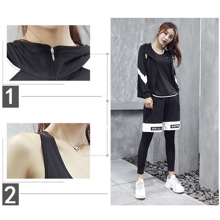 スポーツウェア レディース ヨガウェア 4点セット 上下セット 5点セットウェア トレーニング ジム フィットネス M Xxxl ジャージ 伸縮性 通気 吸汗速乾 母の日 Xm13 コーティーヤ 通販 Yahoo ショッピング