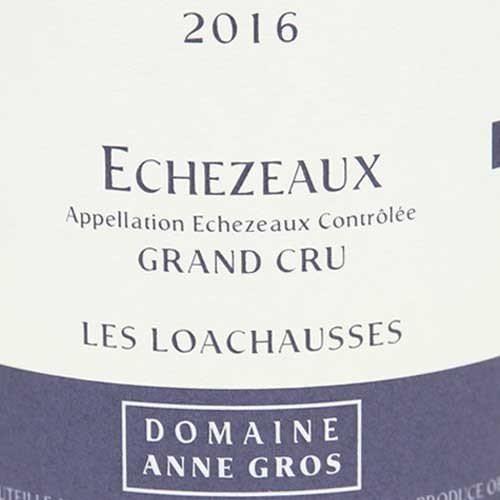 赤ワイン エシェゾー グランクリュ レ ロアショース 2016 ドメーヌ アンヌ グロ ドメーヌ グロ