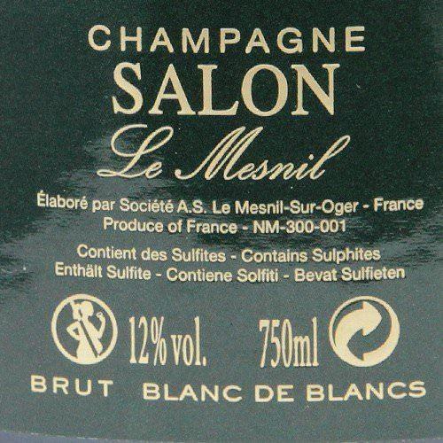 シャンパン サロン 1999 Salon Blanc de Blanc｜co2s｜04