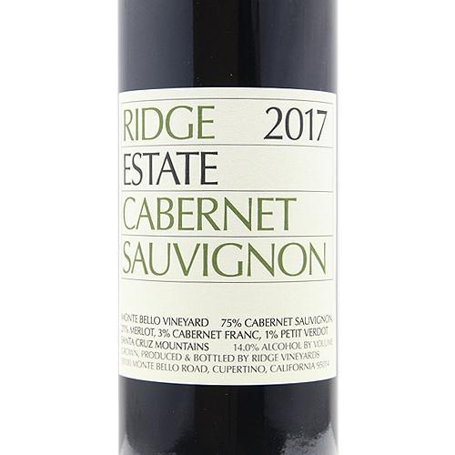 赤ワイン リッジ ヴィンヤーズ エステート カベルネ ソーヴィニヨン