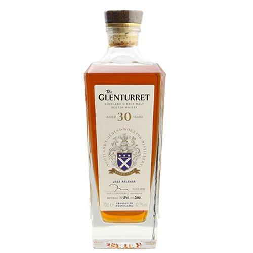 The Glenturret 30年 2023年リリース　空瓶　少し残りあり ザ グレンタレット 2023リリース 30年 700ml 42.7% ザ・グレンタレット