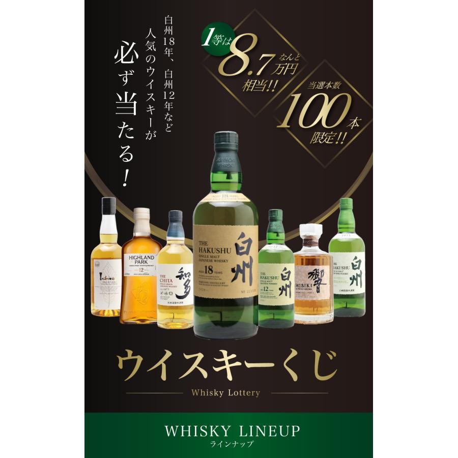 白州18年 2本セット 第29弾】白州18年くじ！高確率・ウイスキーガチャ・1/100で白州18年・1