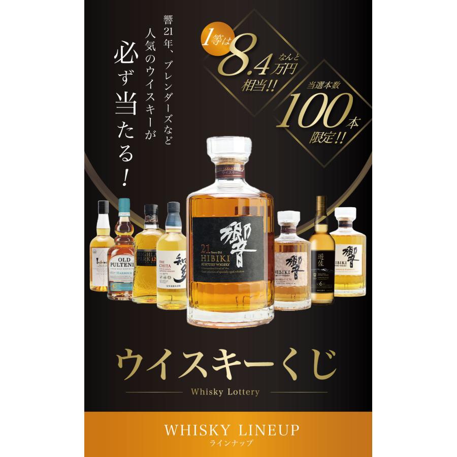 ジャパニーズウイスキーセット&響21年カートン 第10弾】響21年くじ! ! 55%の確率でジャパニーズウイスキー