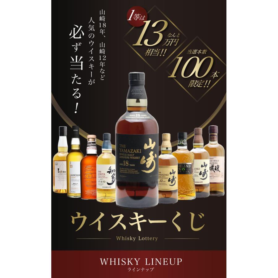 第20弾】山崎18年くじ！高確率で日本ウイスキー当たる！1/100で山崎18