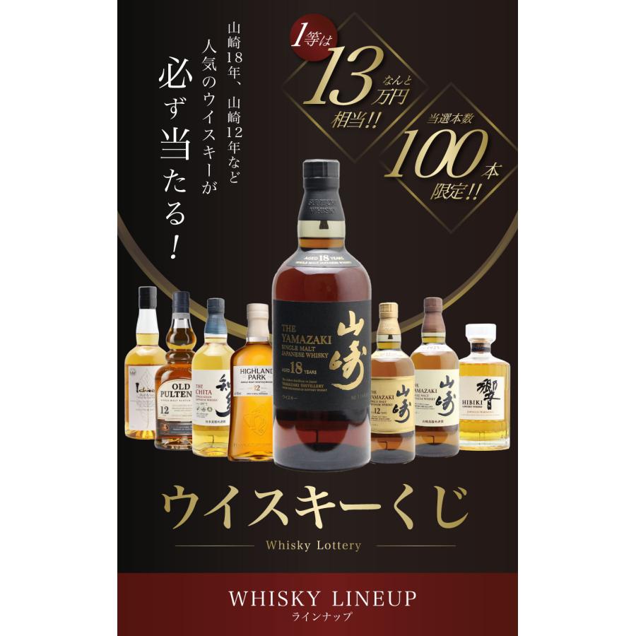 第25弾】山崎18年くじ！高確率で日本ウイスキー当たる！1/100で山崎18