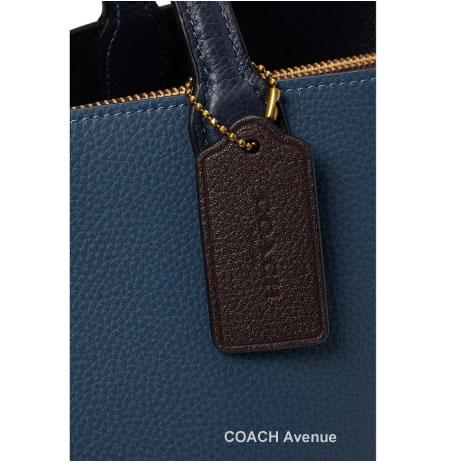 なくなり次第終了セール コーチ COACH C0691 ウィロウ トート カラーブロック デニム  正規店商品 送料無料｜coachavenue｜03