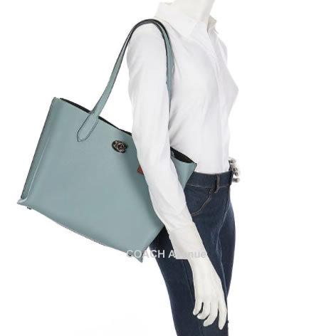 バッグ COACH(コーチ) トートバッグ ウィロウ トート カラーブロック
