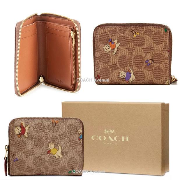 ギフトボックス付き 子猫柄 コーチ COACH C6602B キティンズ プリント スモール ジップ アラウンド レザー ウォレット 二つ折り財布  正規店商品 送料無料 : c6602b : コーチアベニュー - 通販 - Yahoo!ショッピング