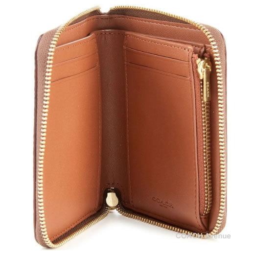 COACH（コーチ） ギフトボックス付き 子猫柄 COACH C6602B キティンズ プリント スモール ジップ アラウンド レザー ...