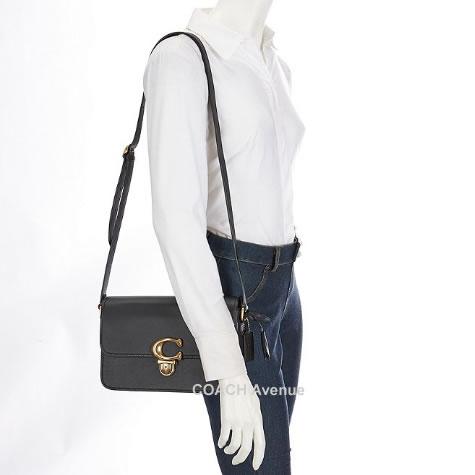 コーチCOACH C6641 ストゥディオ ショルダー バッグ ブラック 黒 正規