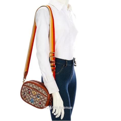 COACH（コーチ） ディズニー X C8555 カメラ バッグ シグネチャー