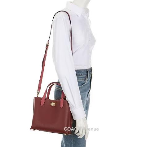 未使用 COACH 人気 定番 ウィロウ ショルダー バッグ ブラウン ウィロウ ショルダー バッグ カラーブロック | COACH/コーチ | 三越