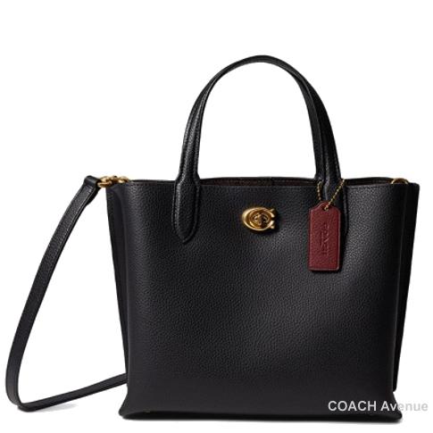 【美品】COACH ウィロウ トート 24 2way C8869 ブラック COACH（コーチ） 期間限定セール COACH C8869 ウィロウ トート 24