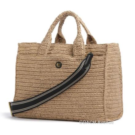 COACH（コーチ） ブラックフライデー かごバッグ COACH CAM71 ストロー