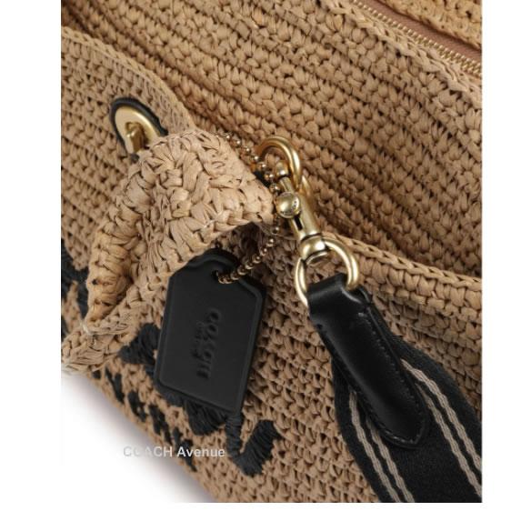 COACH（コーチ） ブラックフライデー かごバッグ COACH CAM71 ストロー