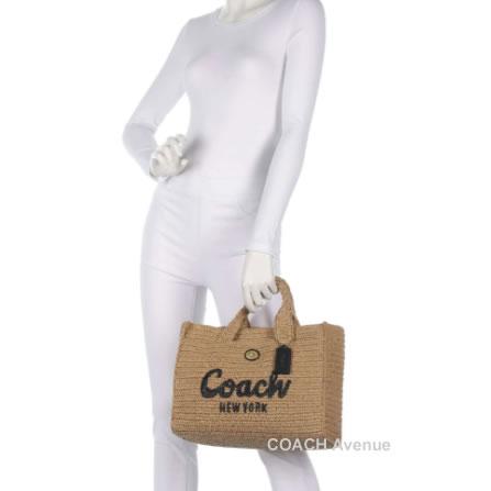 COACH（コーチ） ブラックフライデー かごバッグ COACH CAM71 ストロー