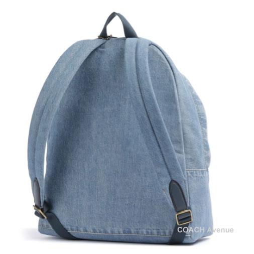 人気のデニムが可愛い コーチCOACH CAT43 カーゴ バックパック