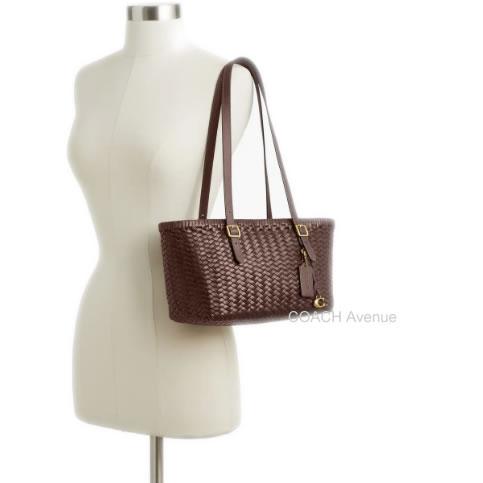 COACH（コーチ） COACH CBF83 ウーブン スウィング トート バッグ