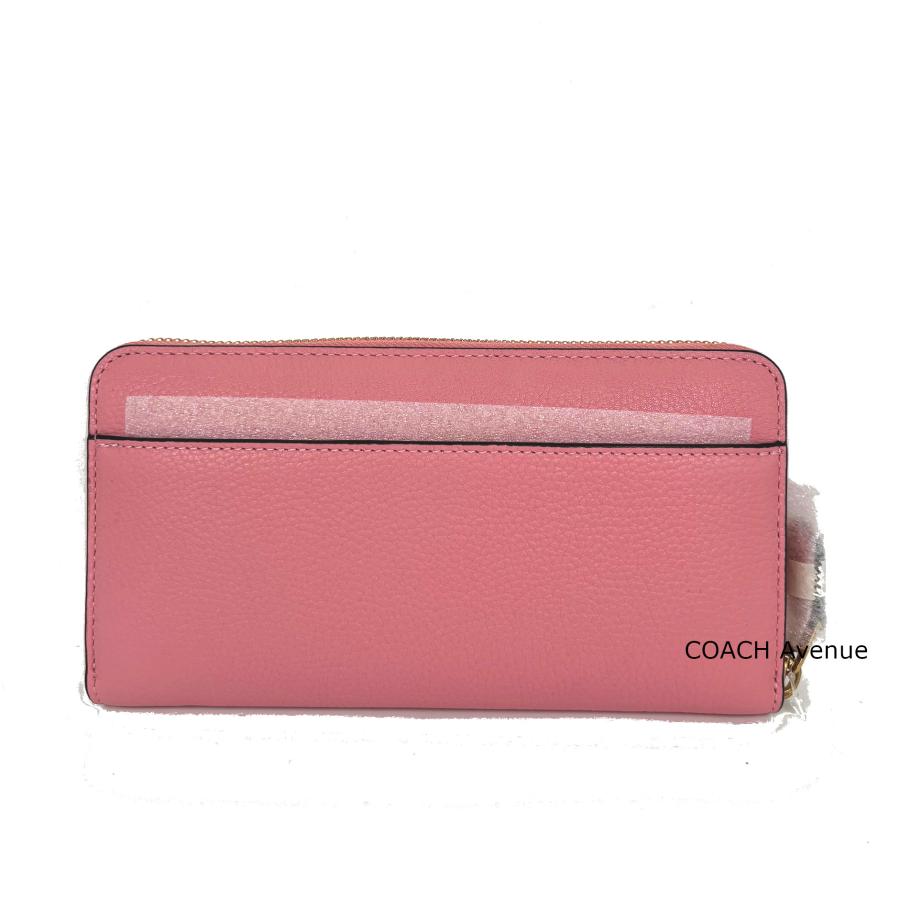COACH（コーチ） COACH CC489 アコーディオン ジップ レザー