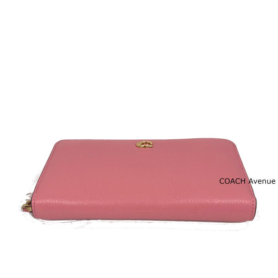 COACH（コーチ） COACH CC489 アコーディオン ジップ レザー