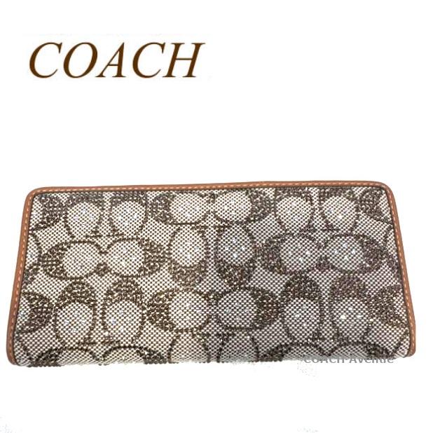 未使用 COACH コーチ シグネチャー ラウンドファスナー 財布 CF521 COACH（コーチ） 並行輸入 長財布(ラウンドファスナー) シグネチャー