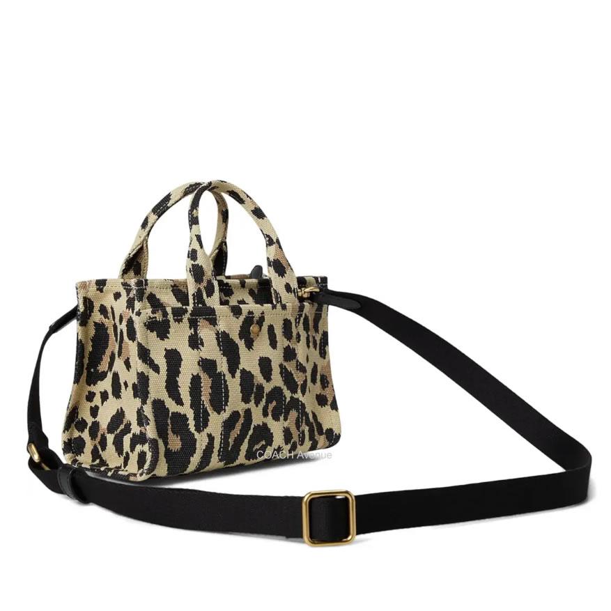 COACH（コーチ） ヒョウ柄 COACH CCG01 カーゴ トート バッグ 20