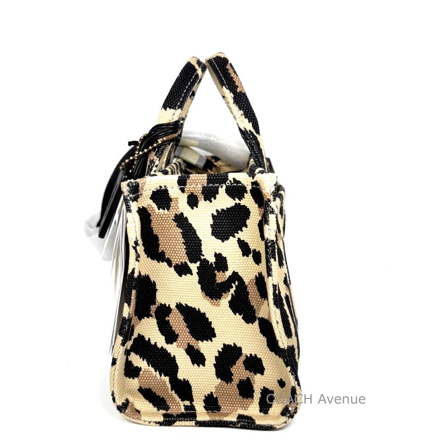 COACH（コーチ） ヒョウ柄 COACH CCG01 カーゴ トート バッグ 20