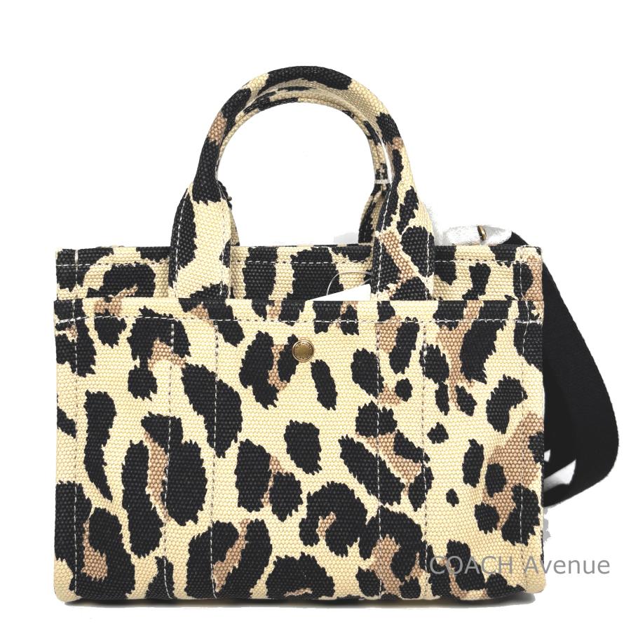 COACH（コーチ） ヒョウ柄 COACH CCG01 カーゴ トート バッグ 20