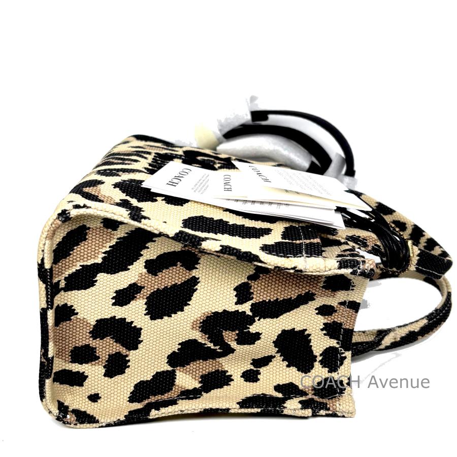 COACH（コーチ） ヒョウ柄 COACH CCG01 カーゴ トート バッグ 20