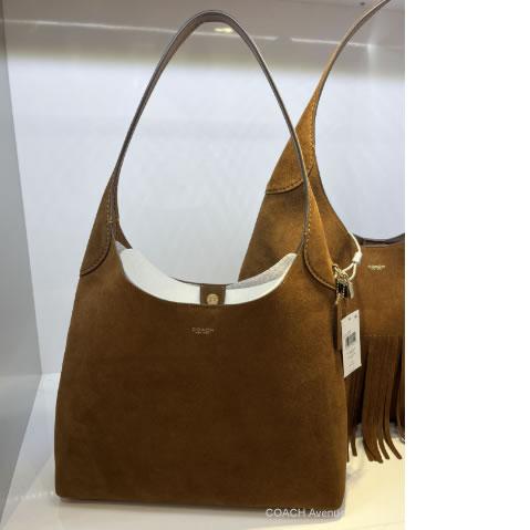 COACH（コーチ） COACH CCU01 ブルックリン スエードショルダー バッグ 