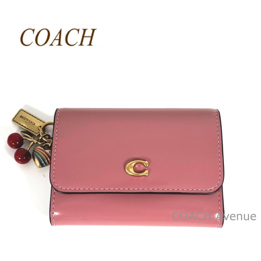 コーチ　財布　折り財布　キャンディー　ピンク　カード入れ　小さい財布　小型 COACH - コーチ 財布 折り財布 キャンディー ピンク カード入れ 小さい