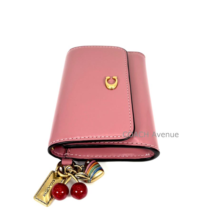 コーチ　財布　折り財布　キャンディー　ピンク　カード入れ　小さい財布　小型 COACH - コーチ 財布 折り財布 キャンディー ピンク カード入れ 小さい