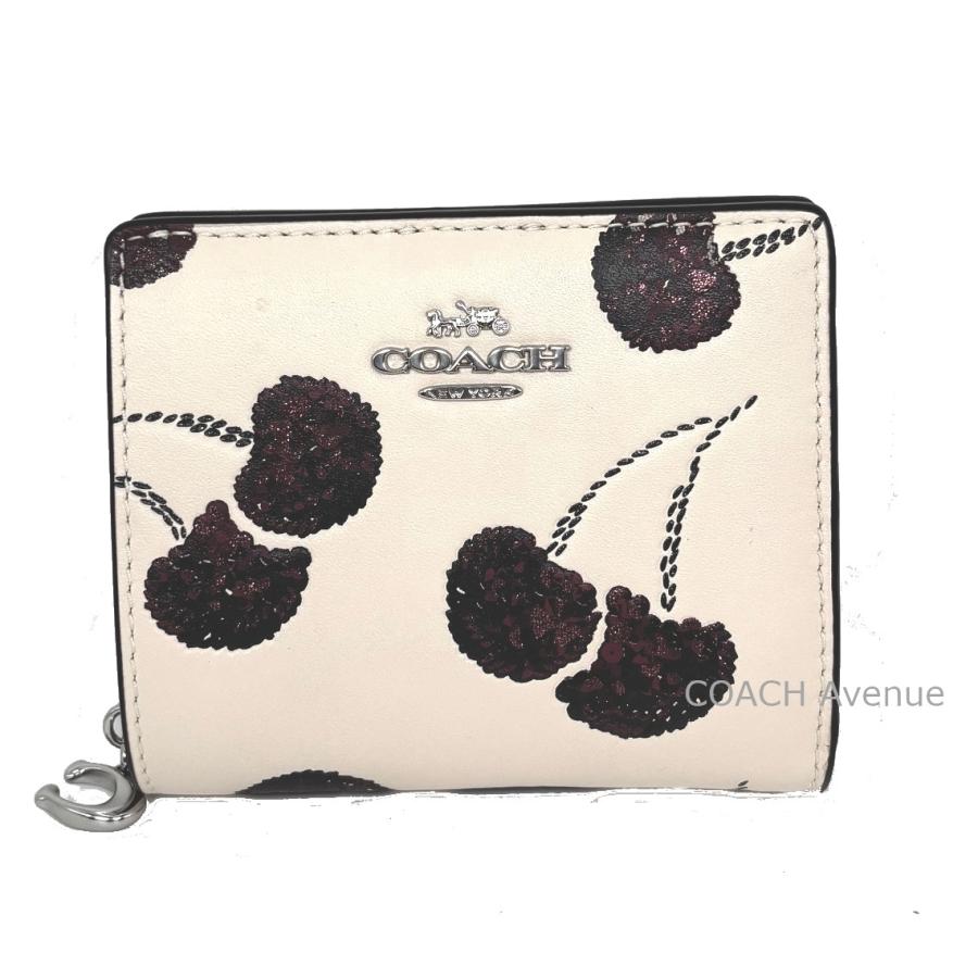 COACH（コーチ） 新作 さくらんぼ柄が可愛い COACH CDF19 スナップ