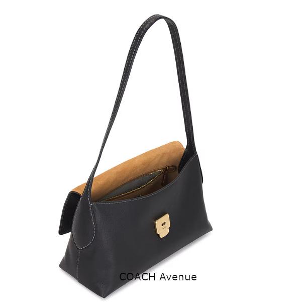 コーチ COACH CDS58 チェルシー ショルダー バッグ 30 ブラック 黒 レザー 肩がけ 正規店商品 送料無料の画像