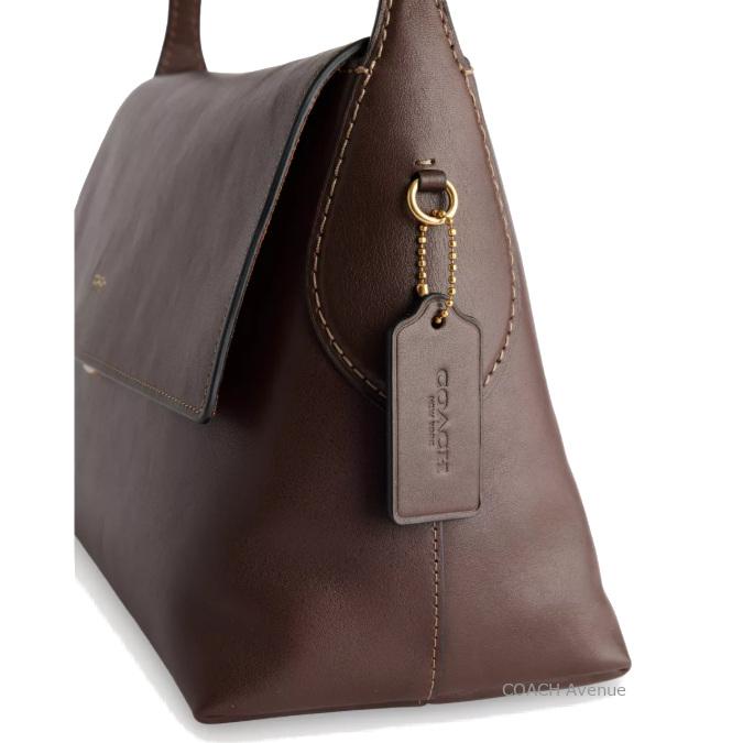 コーチ COACH CDS62 チェルシー ショルダー バッグ 36 メイプル ブラウン茶色 レザー 肩がけ 正規店商品 送料無料 日本未入荷の画像