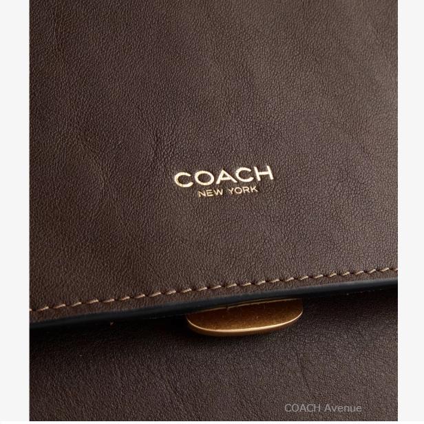 コーチ COACH CDS62 チェルシー ショルダー バッグ 36 メイプル ブラウン茶色 レザー 肩がけ 正規店商品 送料無料 日本未入荷の画像